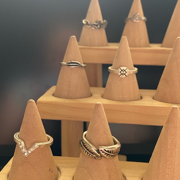 Silver Ring Set - Picture 1 of 8